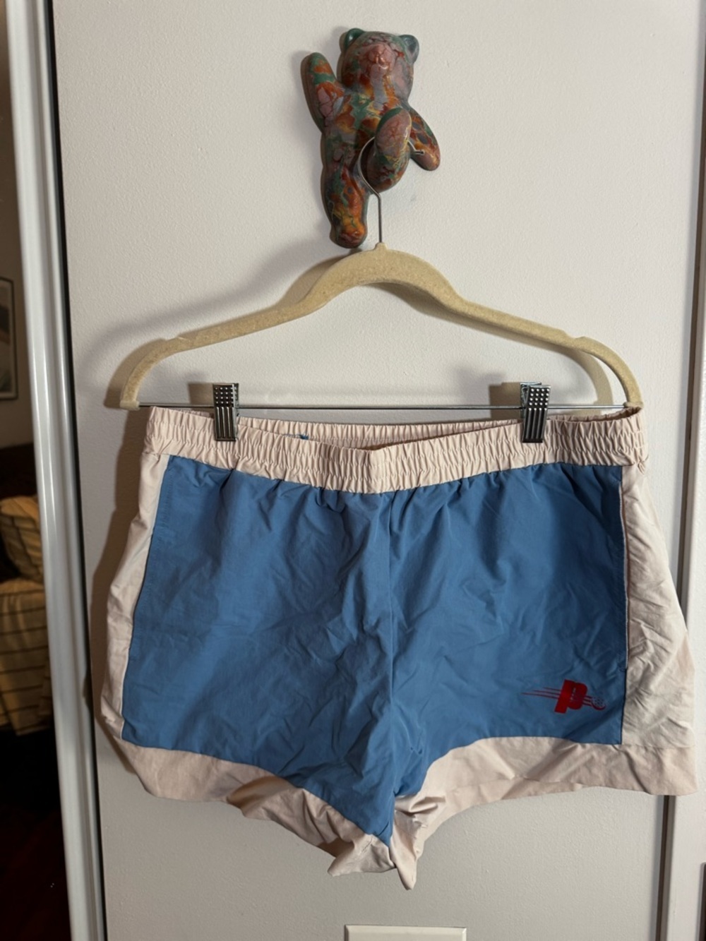 PRINCE Pickle Ball Light Blue Athletic Shorts with White Trim - Picture 3 of 6